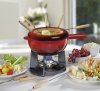 Spring FONDUE Szwajcarski Zestaw do Fondue Serowego dla 8 Osób / Czerwony